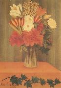 Henri Rousseau Bouquet of Flowers oil on canvas